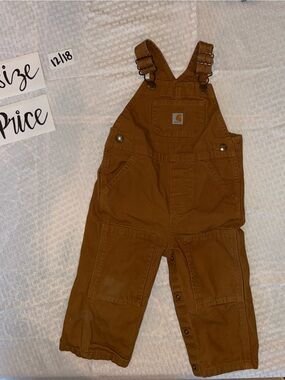 Carhartt Caramel Brown Workwear Overalls
